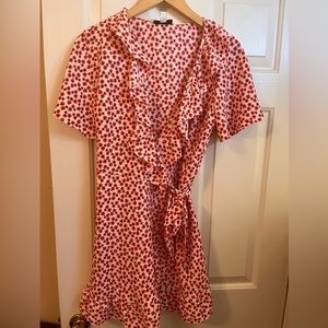 Topshop wrap dress size 8